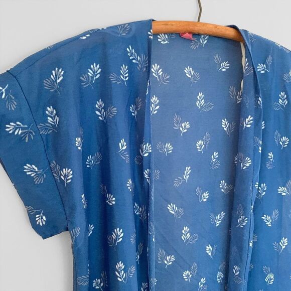 Vintage 70’s Sheer Kimono Dress Jacket - Picture 3 of 6